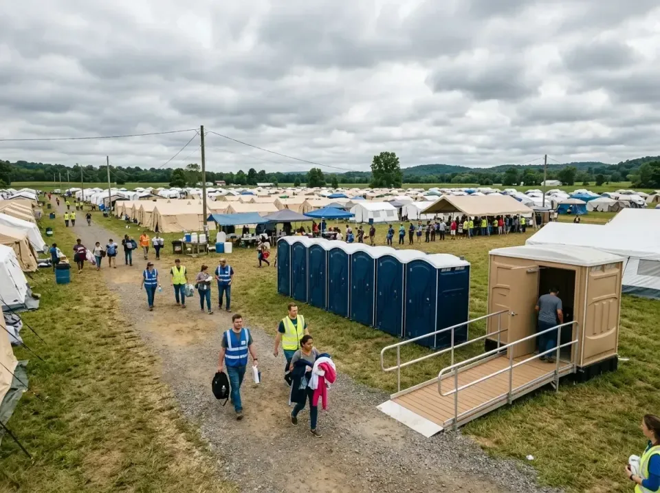 disaster-relief-camp-restrooms-010 — frequently asked questions, Dumpster & Portable Bathrooms Rental in Royal Kunia, HI